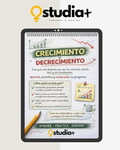 CRECIMIENTO Y DECRECIMIENTO - 1° MEDIO