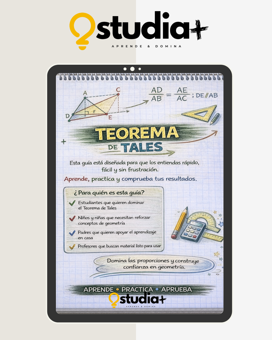 TEOREMA DE TALES - 1°MEDIO